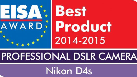 Nikon D4S dobitnik nagrade »European Professional D-SLR Camera 2014-2015«