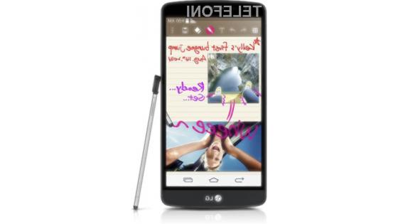 Pametni mobilni telefon LG G3 Stylus bo sprva na voljo le v Braziliji.