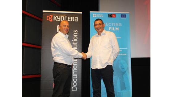 Mirsad Purivatra, direktor Sarajevo film festivala in Adel Mešić, direktor podjetja Xenon forte Sarajevo.