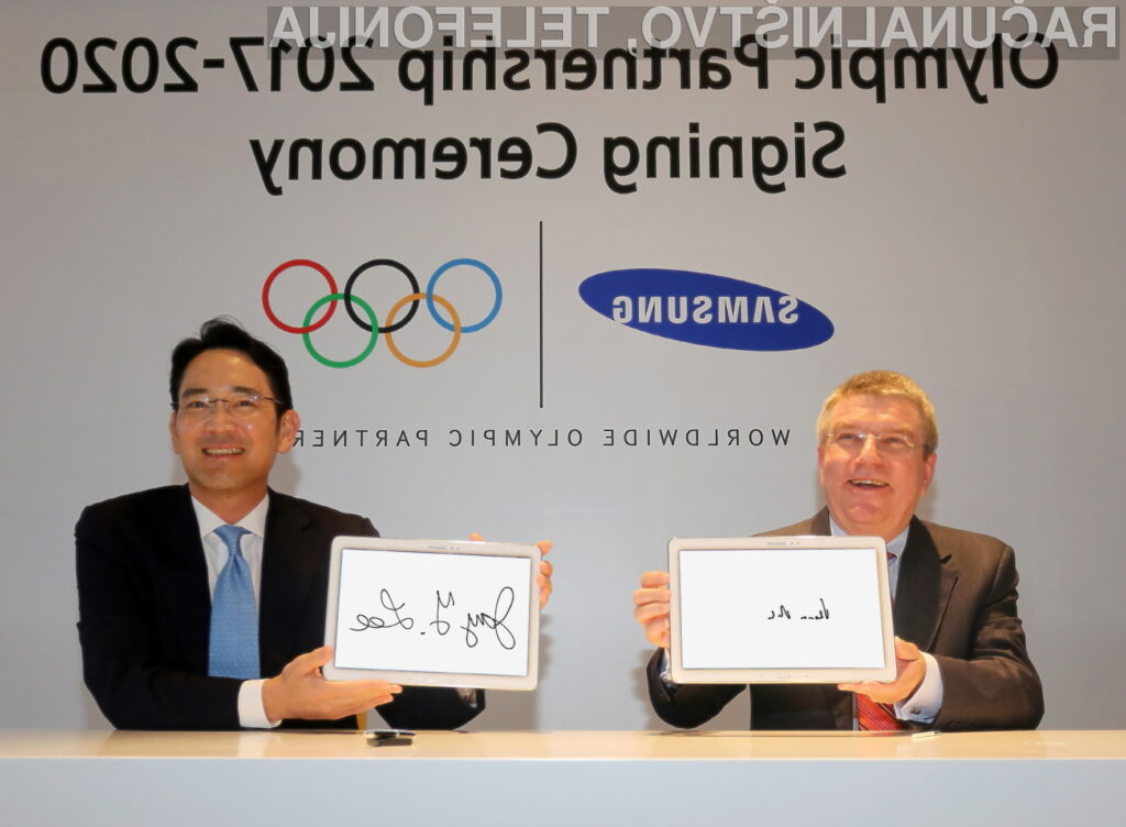 Samsung podaljšal svoje partnerstvo na olimpijskih igrah do leta 2020