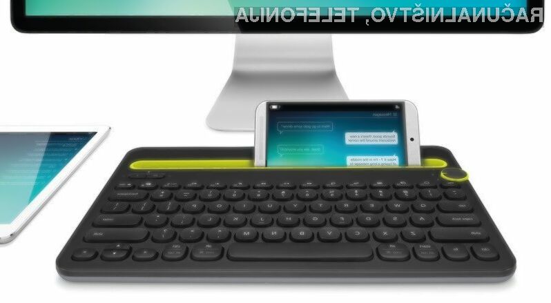 Miniaturna tipkovnica Bluetooth Multi-Device Keyboard K480 podjetja Logitech močno poenostavlja vnos besedil v mobilne naprave,