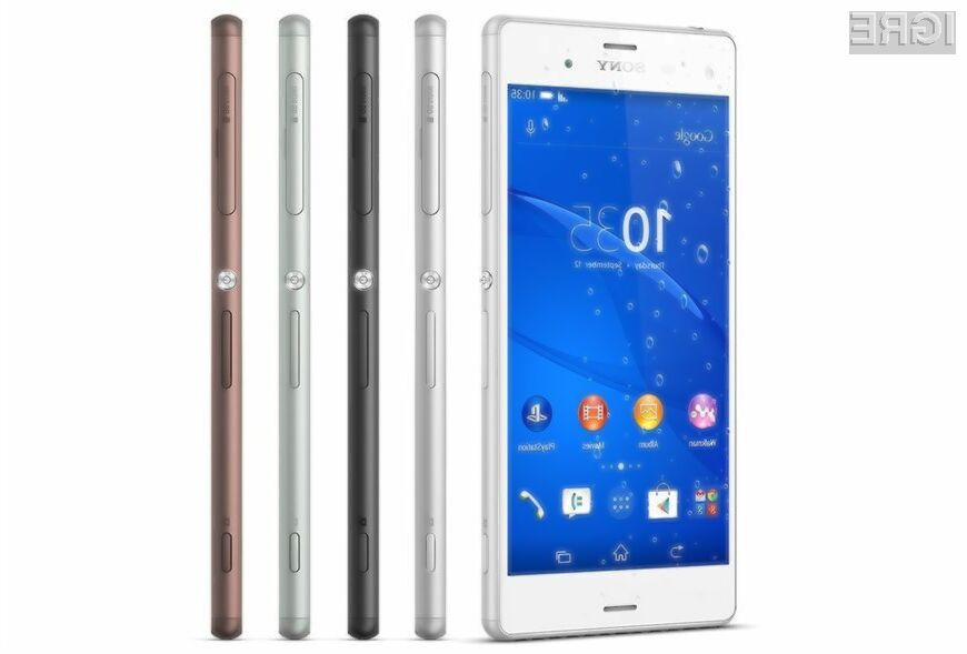 Pametni mobilni telefon Sony Xperia Z3 v debelino meri le dobrih sedem milimetrov!