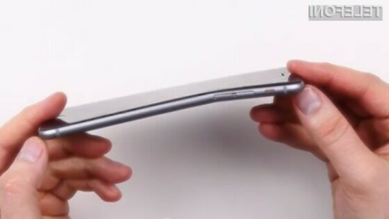 Nošenje mobilnika iPhone 6 v žepu hlač se lahko kaj hitro konča z upognjeno in neuporabno napravo!