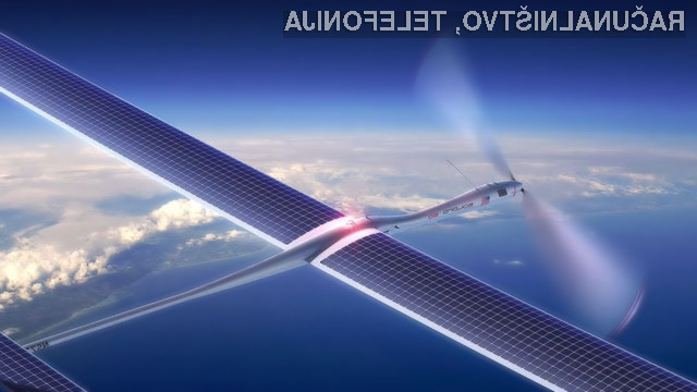 Letalo Solara 10 podjetja Titan Aerospace lahko brez pristanka preleti kar 4,5 milijonov kilometrov!