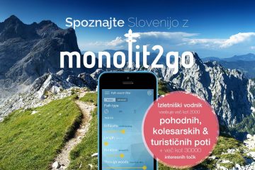 Z aplikacijo Monolit2Go boste našli vse poti na enem mestu, na eni karti.