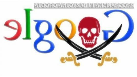Spletni iskalnik Google bo namerno prekrival piratske vsebine.