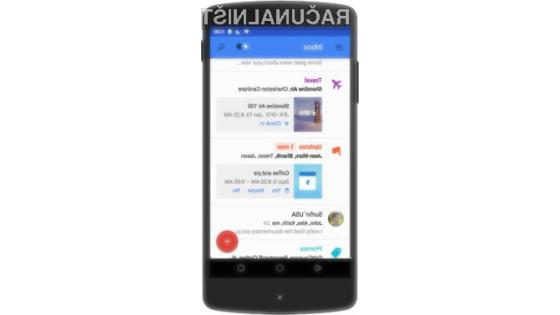 Aplikacija Google Inbox navdušuje v vseh pogledih.