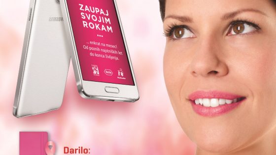 Telekom Slovenije in Samsung tudi letos s posebno različico mobitela »Pink Ribbon« za združenje Europa Donna