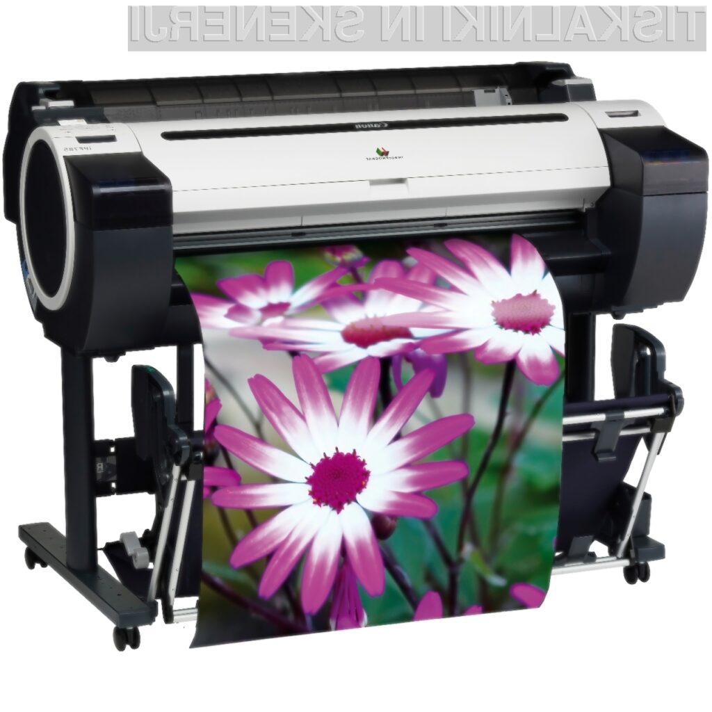 Canon imagePROGRAF iPF780/785 – izjemen 36-palčni barvni tiskalnik velikega formata.