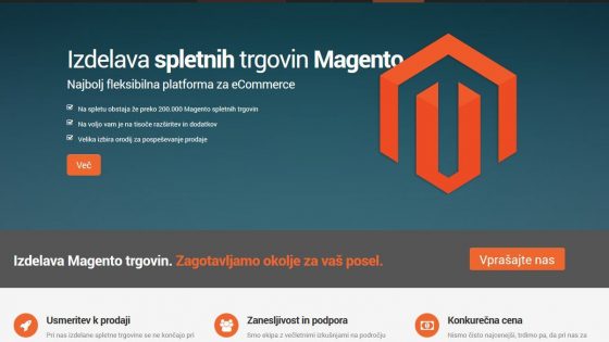 Izdelava spletne trgovine na platformi Magento