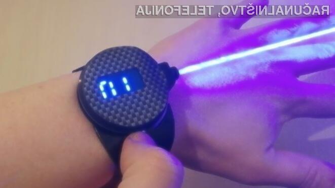 Ročna ura z laserskim žarkom vas bo zagotovo takoj prevzela!
