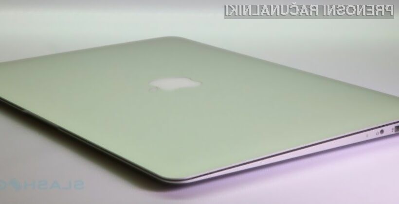 Novi Applov prenosnik MacBook Air naj bi bil na račun pasivnega hladilnega sistema pri delovanju povsem neslišen!
