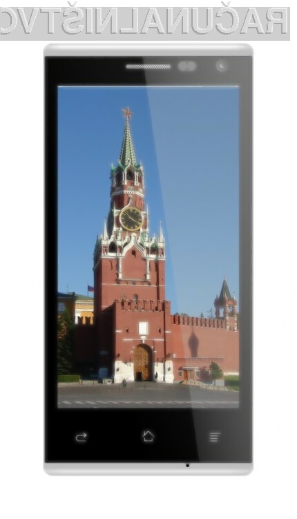 Pametni mobilni telefon BQ Moscow maloprodajne vrednosti zgolj preračunanih 80 evrov je tematsko obarvan za ruski trg.