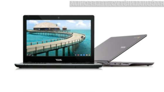 Prenovljeni prenosnik Acer C720 Chromebook je zlahka kos tudi nekoliko zahtevnejšim opravilom.
