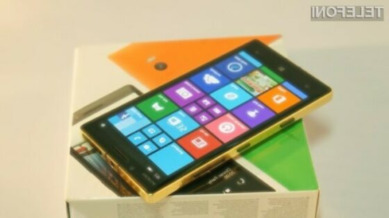Zlato obarvana Nokia Lumia 930 bo zlahka prepričala poslovneže in petičneže!