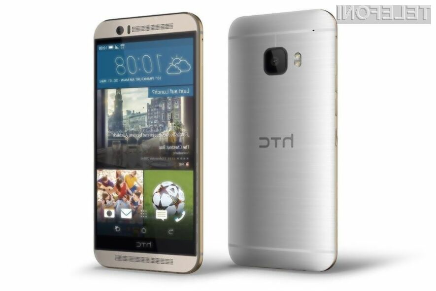 Pametni mobilni telefon HTC ONE M9 naj bi zlahka prepričal tudi najzahtevnejše!
