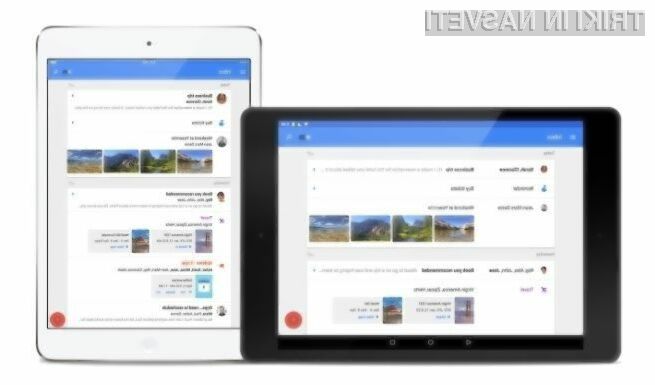 Google Inbox je odslej na voljo tudi kot aplikacija za mobilne naprave Android in iOS.