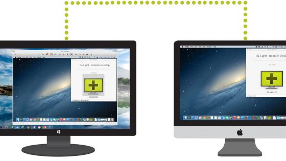 Upravljanje oddaljenega računalnika Mac Pro z ISL Light 4