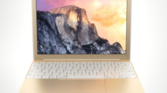 Zlato obarvan novi MacBook vas bo zlahka prevzel!