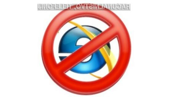 Brskalniku Internet Explorer so po vsej verjetnosti že štete ure.