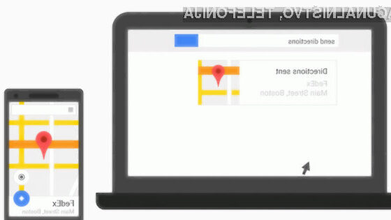 Google zdaj omogoča hitro deljenje povezav z mobilnimi napravami Android.