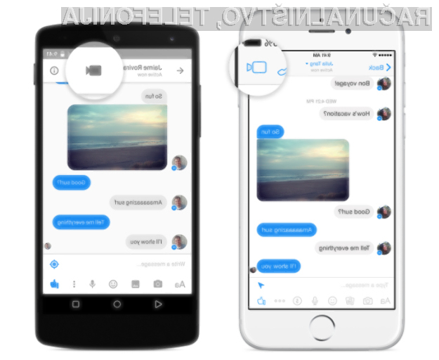 Novi Facebook Messenger se lahko odslej brez težav postavi po robu priljubljenim aplikacijam, kot so Skype, Google Hangouts in Applov FaceTime.