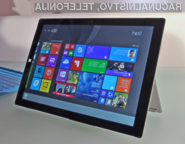 Tablični računalnik Surface Pro 4 nas vsaj zlahka ne bo pustil na cedilu!