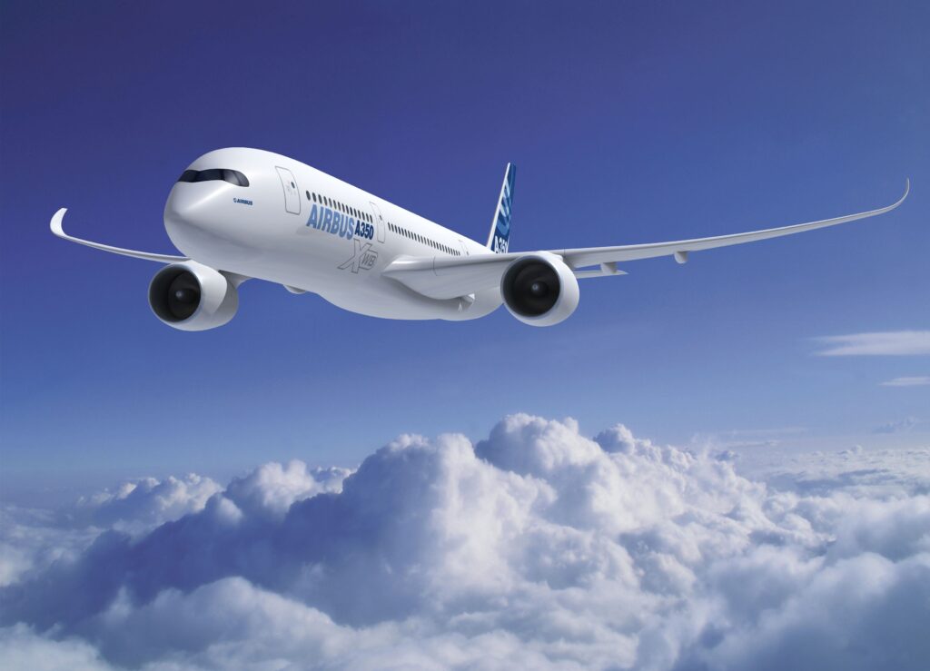 Letala Airbus A350 XWB so opremljena s kar 1.000 deli, natisnjenimi s tridimenzionalnim tiskalnikom.