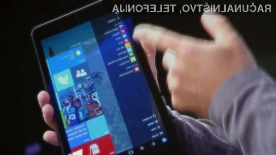 Uporabniki tablic Windows 10 ne bodo potrebovali prenosnikov.