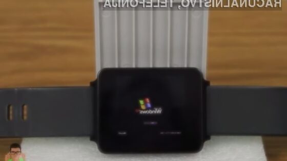 Operacijski sistem Windows XP se odlično prilega pametni ročni uri LG G Watch.