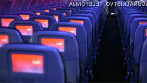 Večpredstavnostni sistem letalske družbe Virgin America za prikaz slik uporablja visokokakovostne zaslone Panasonic EcobV2 HD.