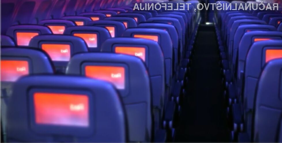 Večpredstavnostni sistem letalske družbe Virgin America za prikaz slik uporablja visokokakovostne zaslone Panasonic EcobV2 HD.