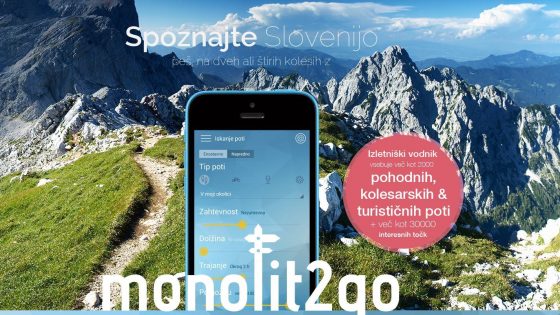 Najbolj podroben slovenski mobilni izletniški vodnik: Peš ali s kolesi!