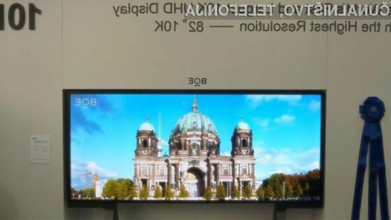 Prvi televizor vrtoglave ločljivosti 10K