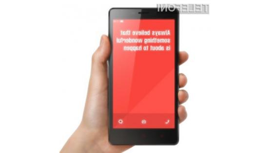 Pametni mobilni telefon XIAOMI RedMi Note za malo denarja ponuja veliko!