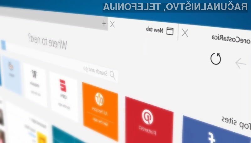 Microsoftov novi spletni brskalnik Edge bo nedvomno vredno vsaj enkrat preizkusiti!