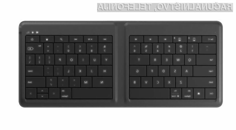 Microsoftova zložljiva tipkovnica Universal Foldable Keyboard vas bo zlahka prevzela!