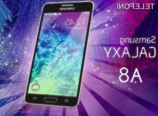 Pametni mobilni telefon Samsung Galaxy A8 bo prodajne police trgovin ugledal že v prvi polovici poletja.