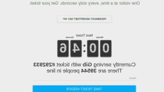 Za ogled spletne strani The Most Exclusive Website bo potrebno čakati vsaj en mesec!