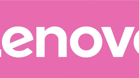Lenovo logo pink