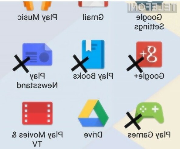 Google je zmanjšal število aplikacij, ki morajo biti privzeto nameščene skupaj z Androidom!