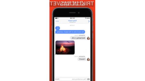 Z mobilno aplikacijo FireChat lahko pošiljamo sporočila, tudi ko interneta ali mobilnega omrežja ni na voljo.
