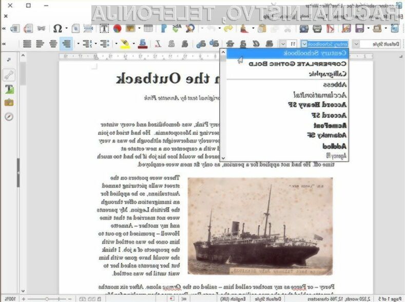 Pisarniški paket LibreOffice 5.0 navdušuje v vseh pogledih.