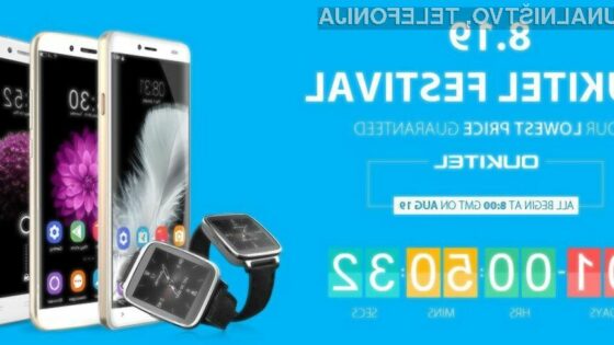 Oukitel festival za nizke cene pametnih telefonov in ure