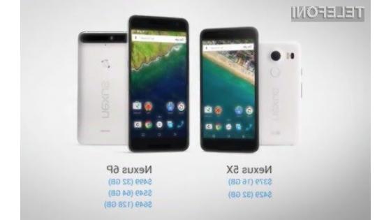 Google z mobilnikoma Nexus 5X in Nexus 6P nad Apple!
