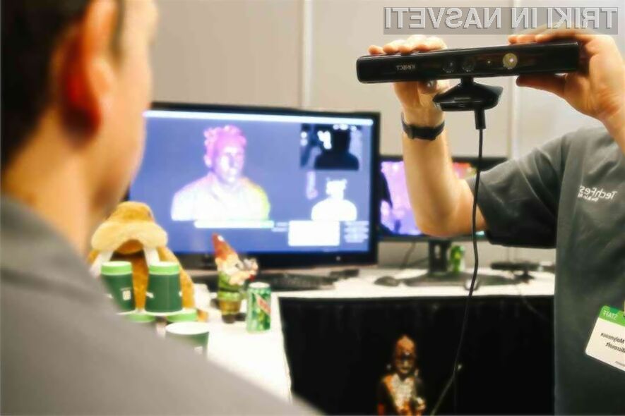 Microsoftov krmilni sistem Kinect naj bi olajšal zajem predmetov za tridimenzionalno tiskanje.