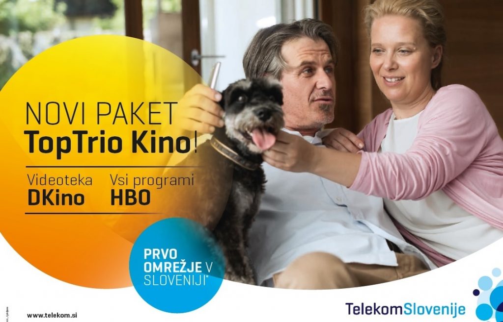 Telekom Slovenije v ponudbo dodaja novi paket TopTrio Kino