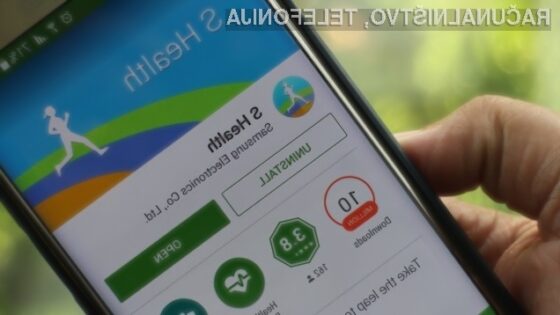 Aplikacijo Samsung S Health lahko odslej namestimo na bogato paleto mobilnikov Android.