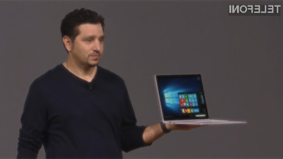 Microsoft Surface Book je kar dvakrat bolj zmogljiv od Applovega kompaktnega prenosnika MacBook Pro,