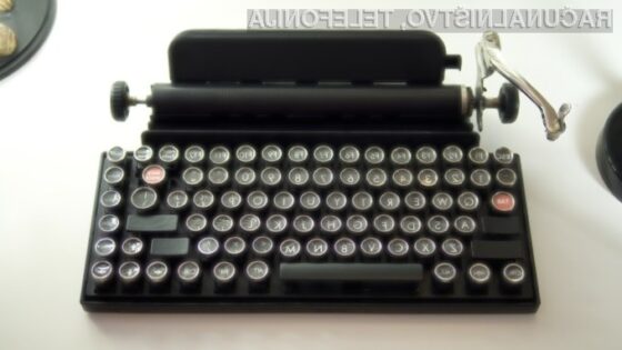 S tipkovnico Qwerkywriter bomo nedvomno izstopali v množici!
